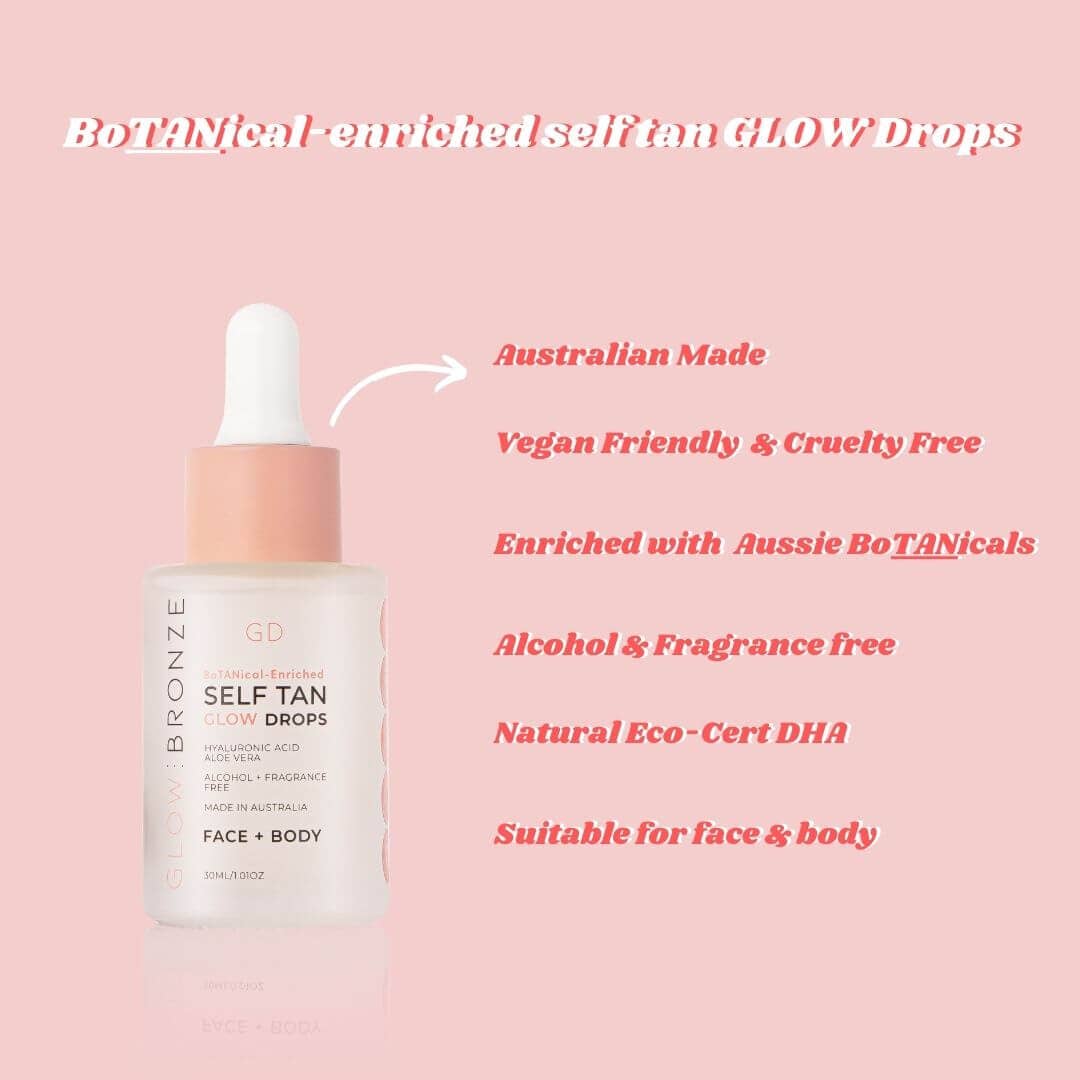 GlowBronze - Self Tan Face & Body 'GLOW' Drops