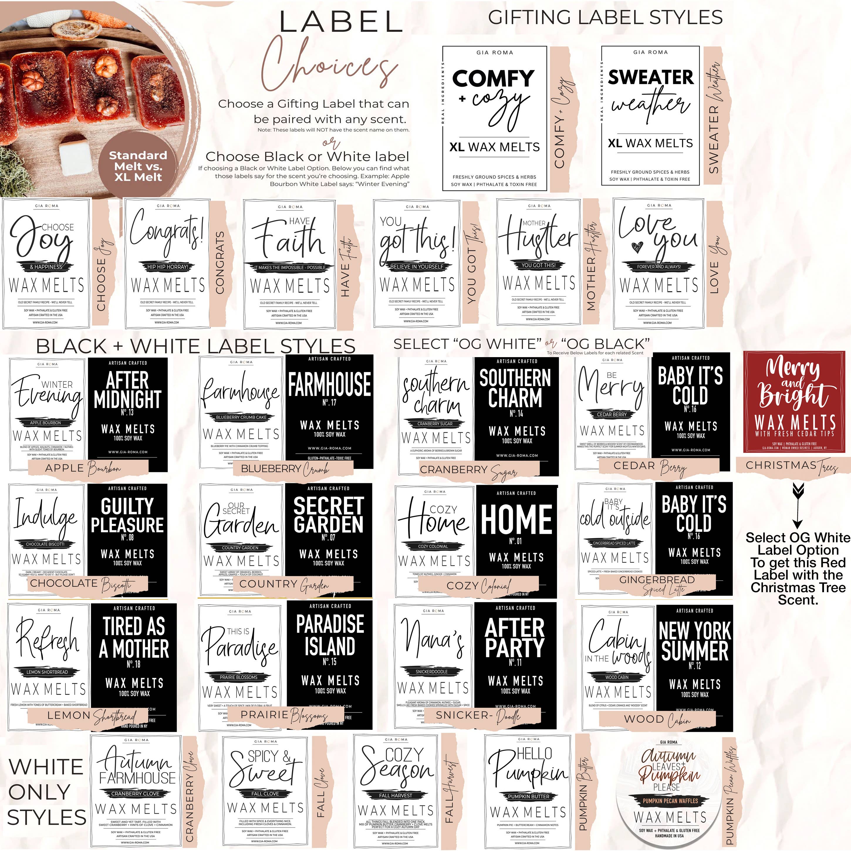 Fall & Winter Home Fragrances, Comfy Cozy XL Wax Melt Unique