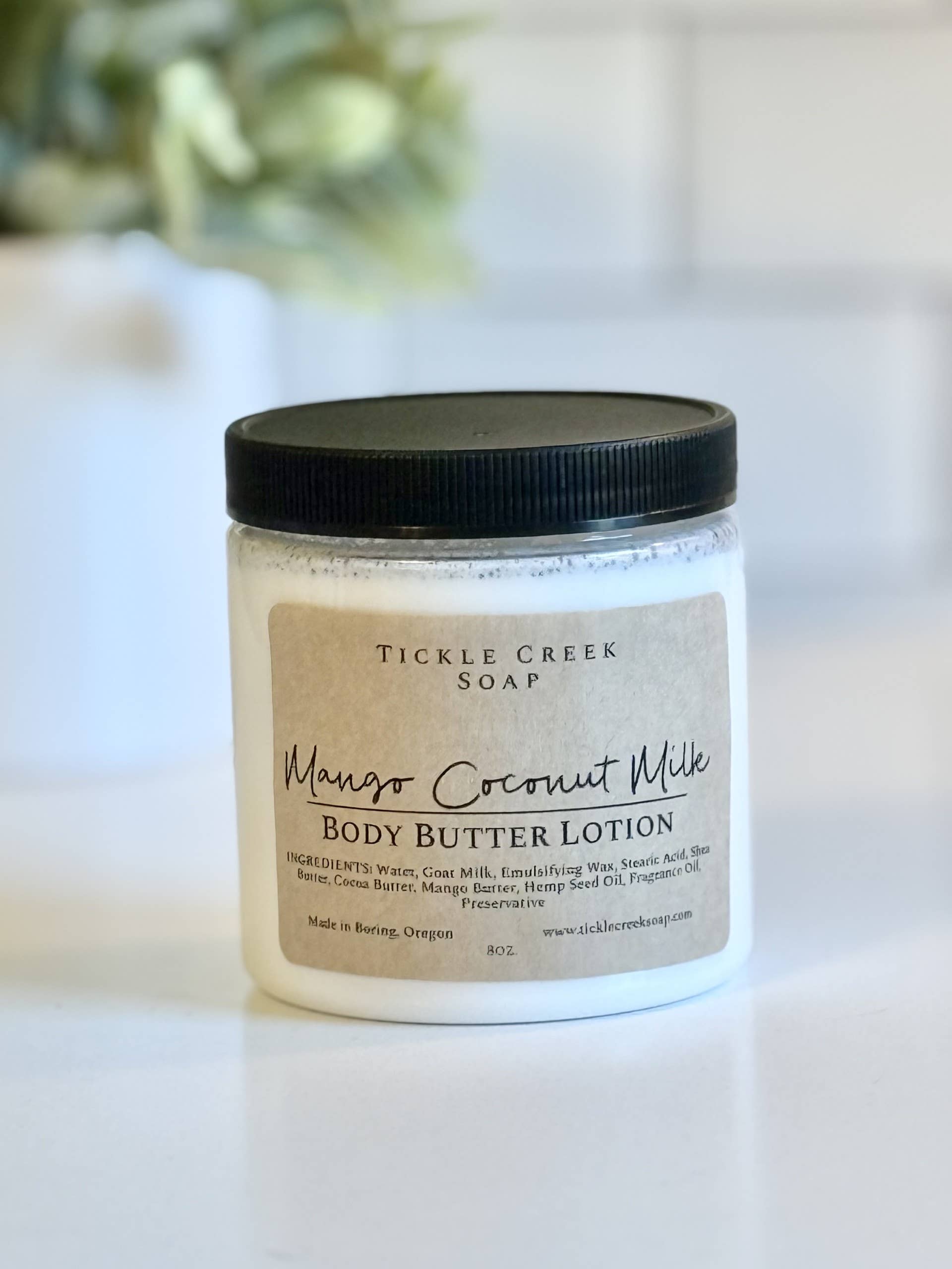 Body Butter Lotion Mango Coconut Milk
