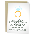 Ho To Housewife | Funny Wedding Card