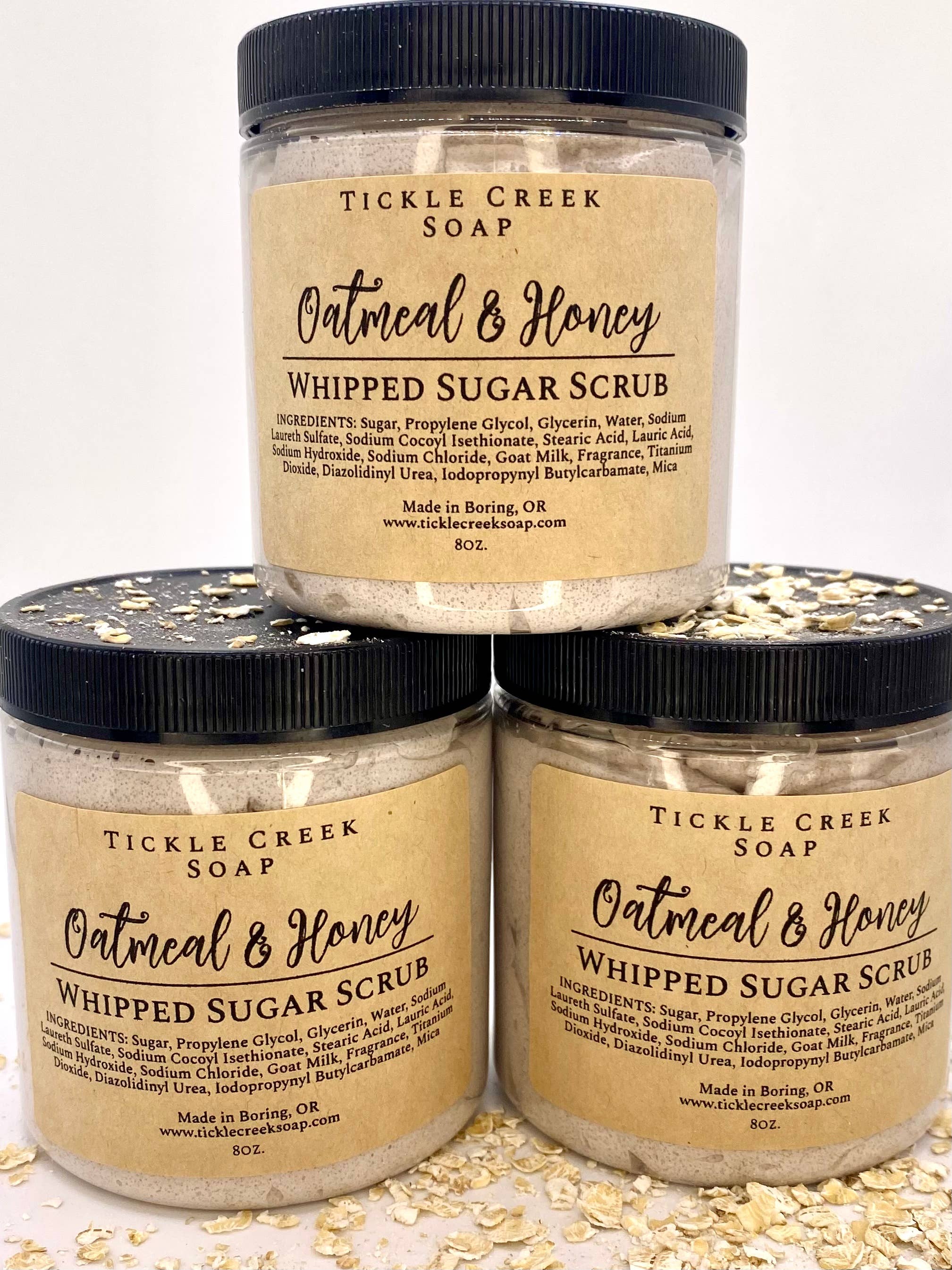 Whipped Sugar Scrub Oatmeal & Honey