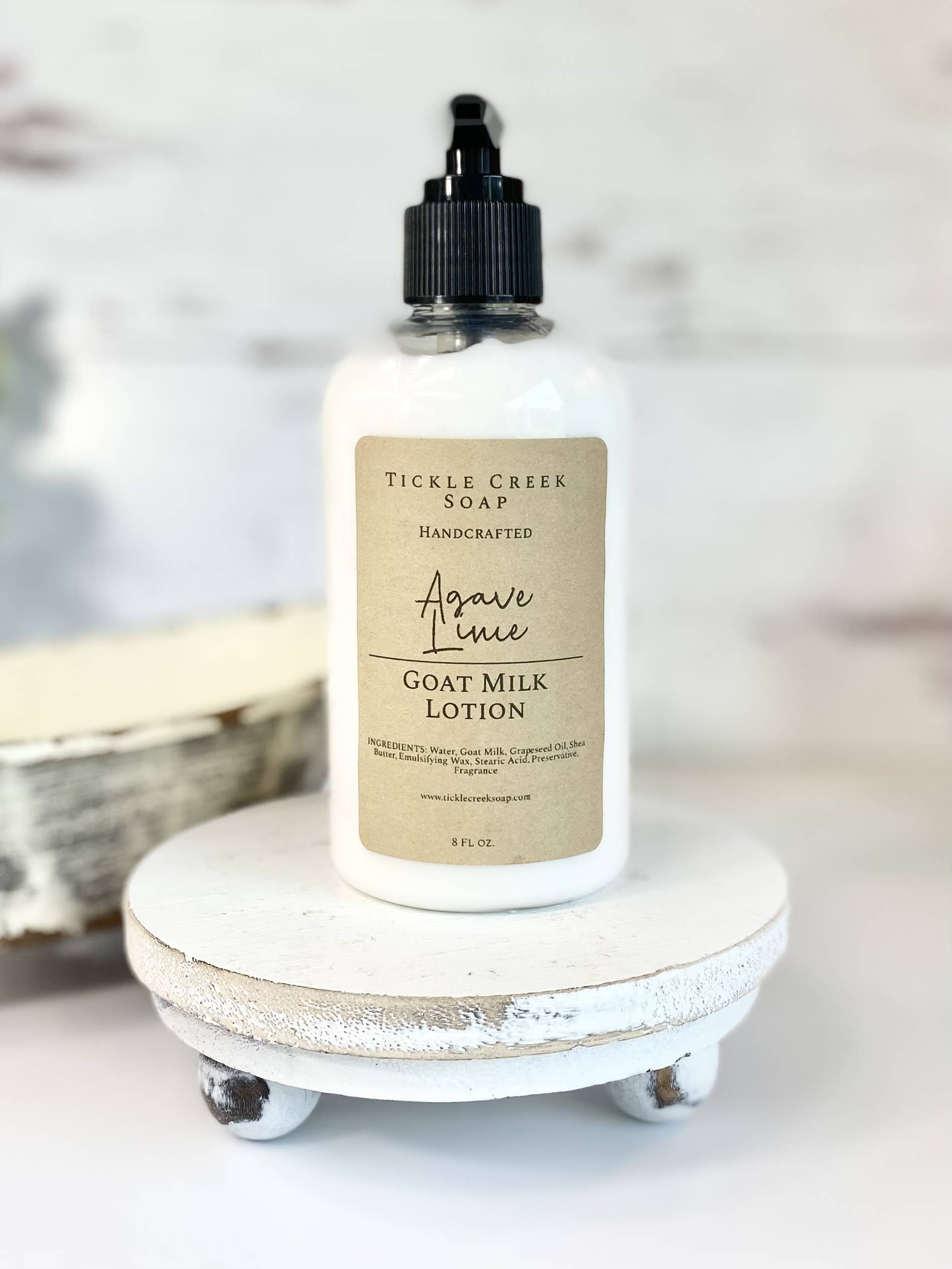 Goat Milk Lotion – Lightweight, Non-Greasy Pump