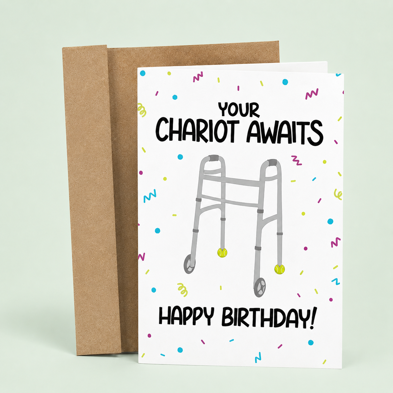 Your Chariot Awaits | Funny Birthday Card