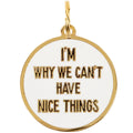 Nice Things Collar Charm