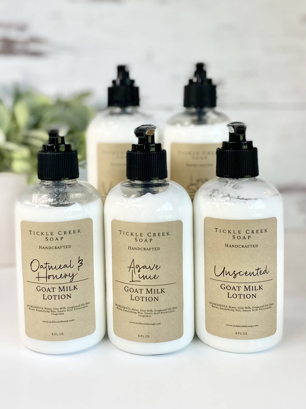 Goat Milk Lotion – Lightweight, Non-Greasy Pump