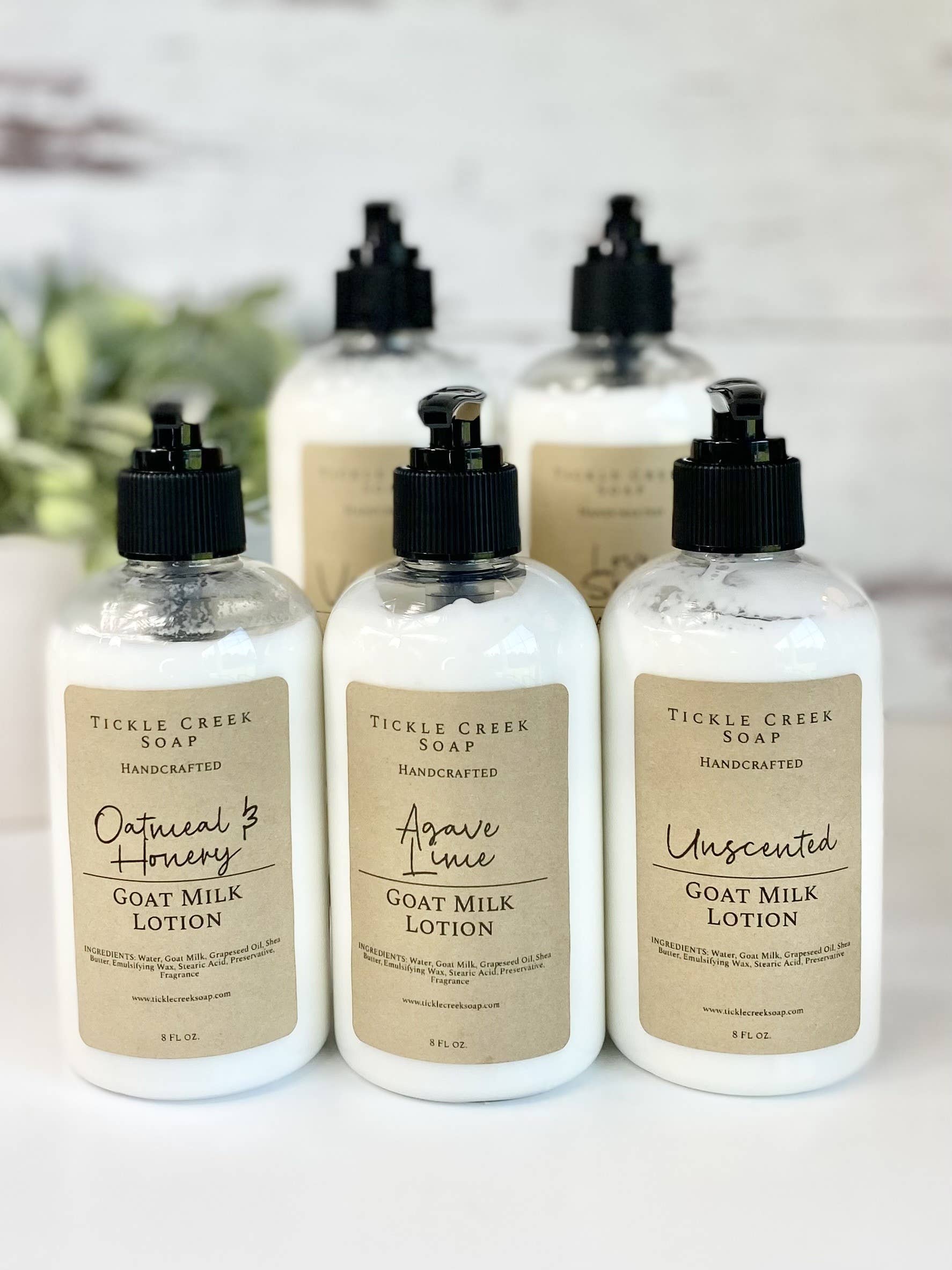 Goat Milk Lotion – Lightweight, Non-Greasy Pump