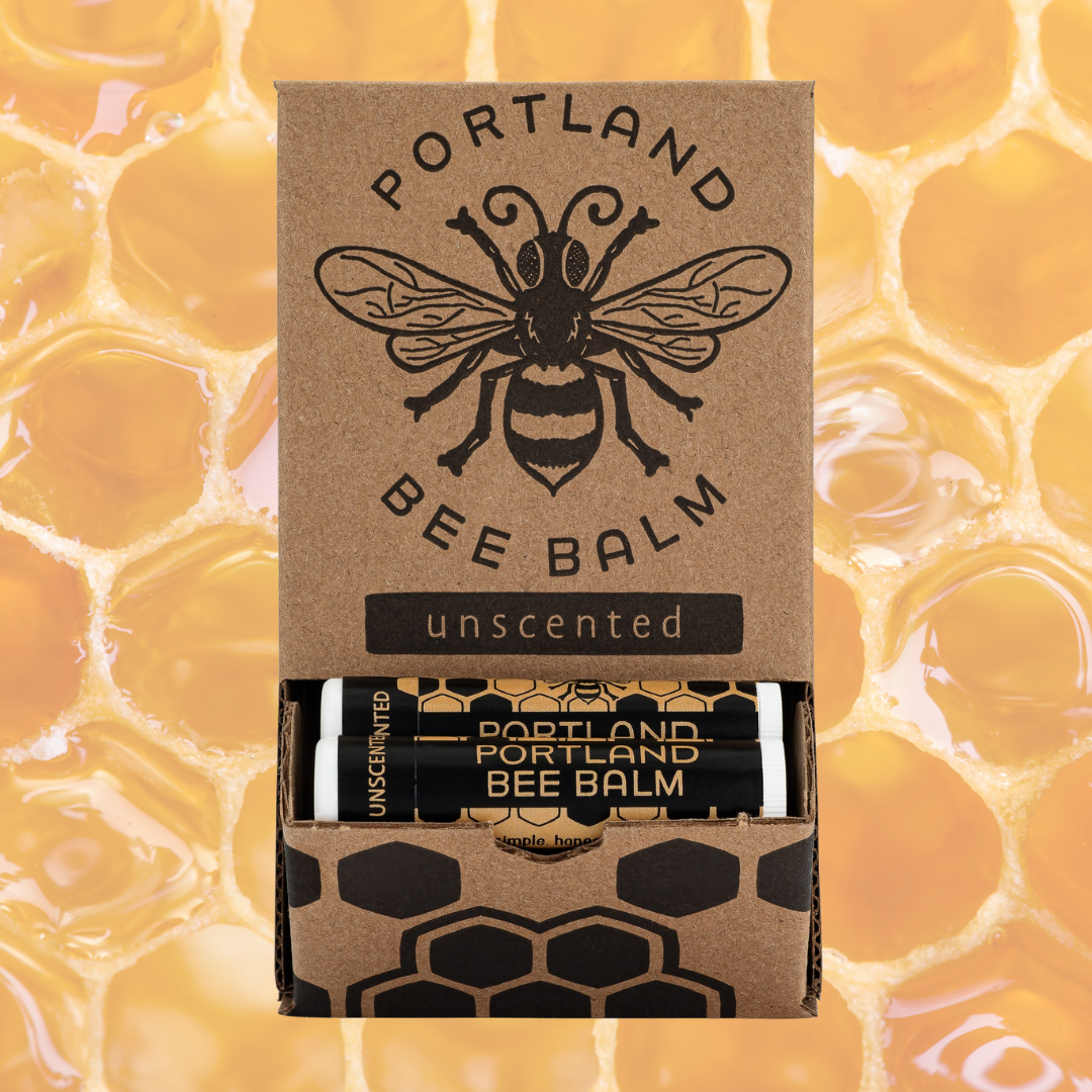 Unscented Beeswax Lip Balm Display