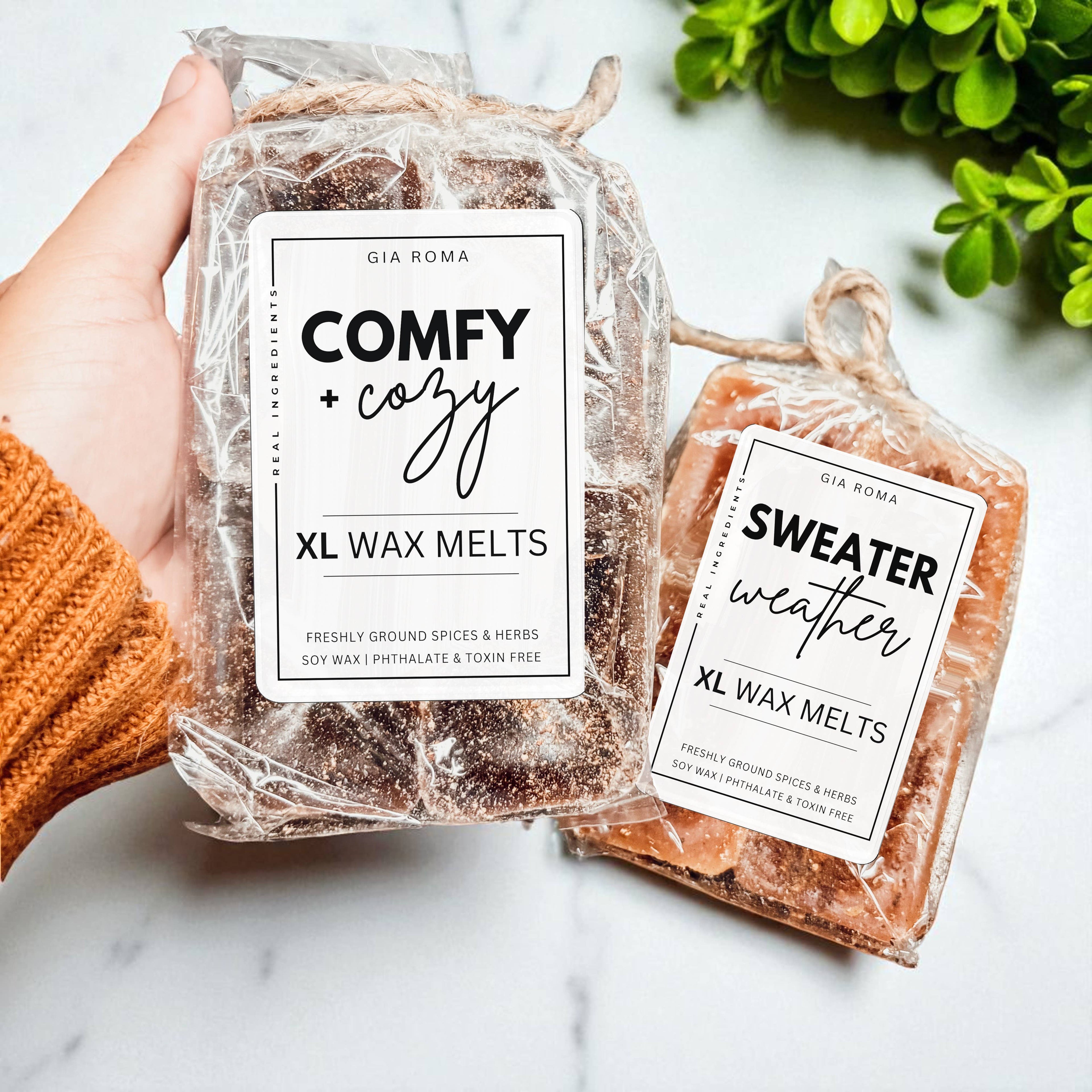 Fall & Winter Home Fragrances, Comfy Cozy XL Wax Melt Unique