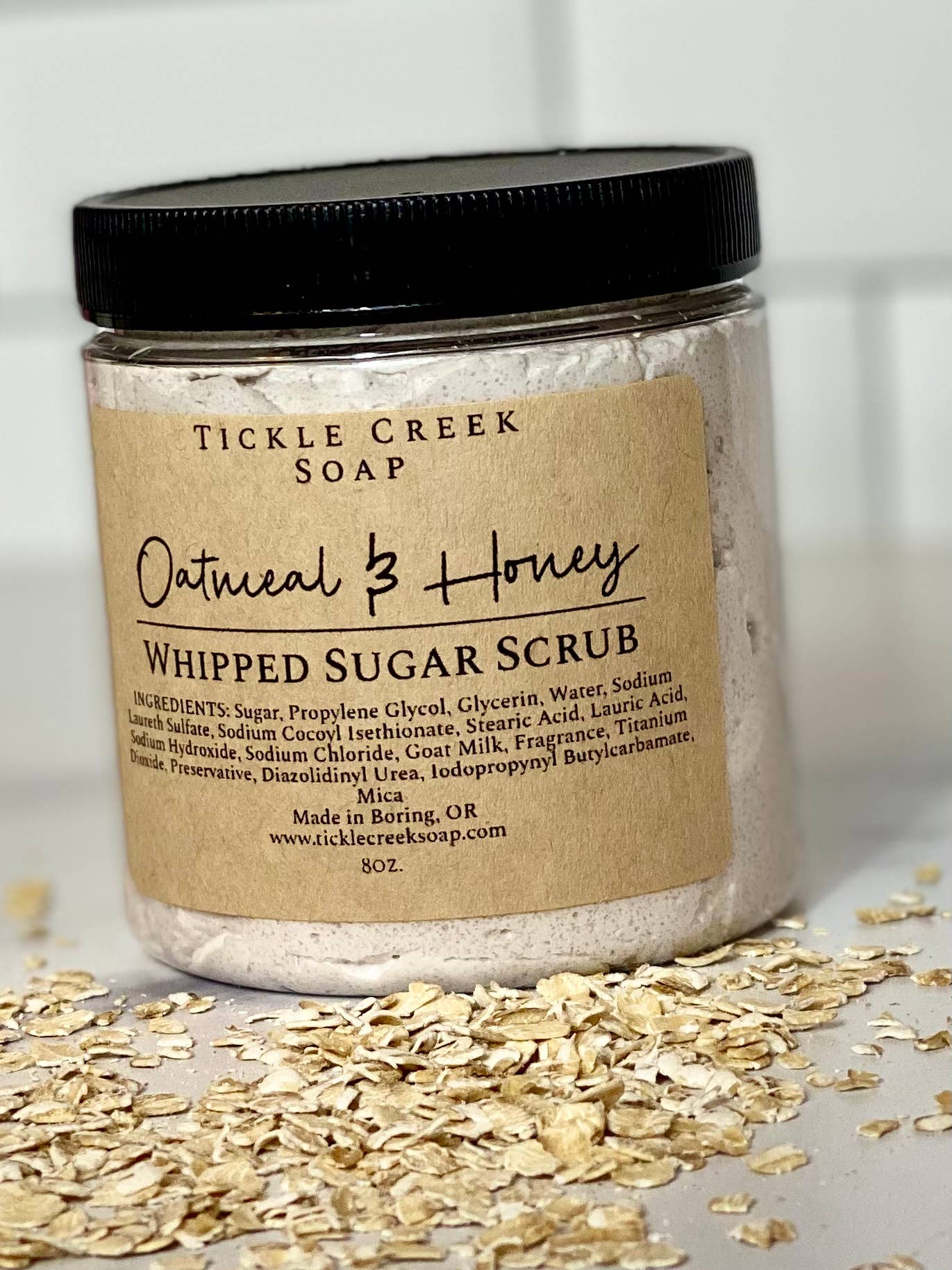 Whipped Sugar Scrub Oatmeal & Honey