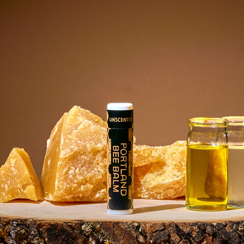 Unscented Beeswax Lip Balm Display