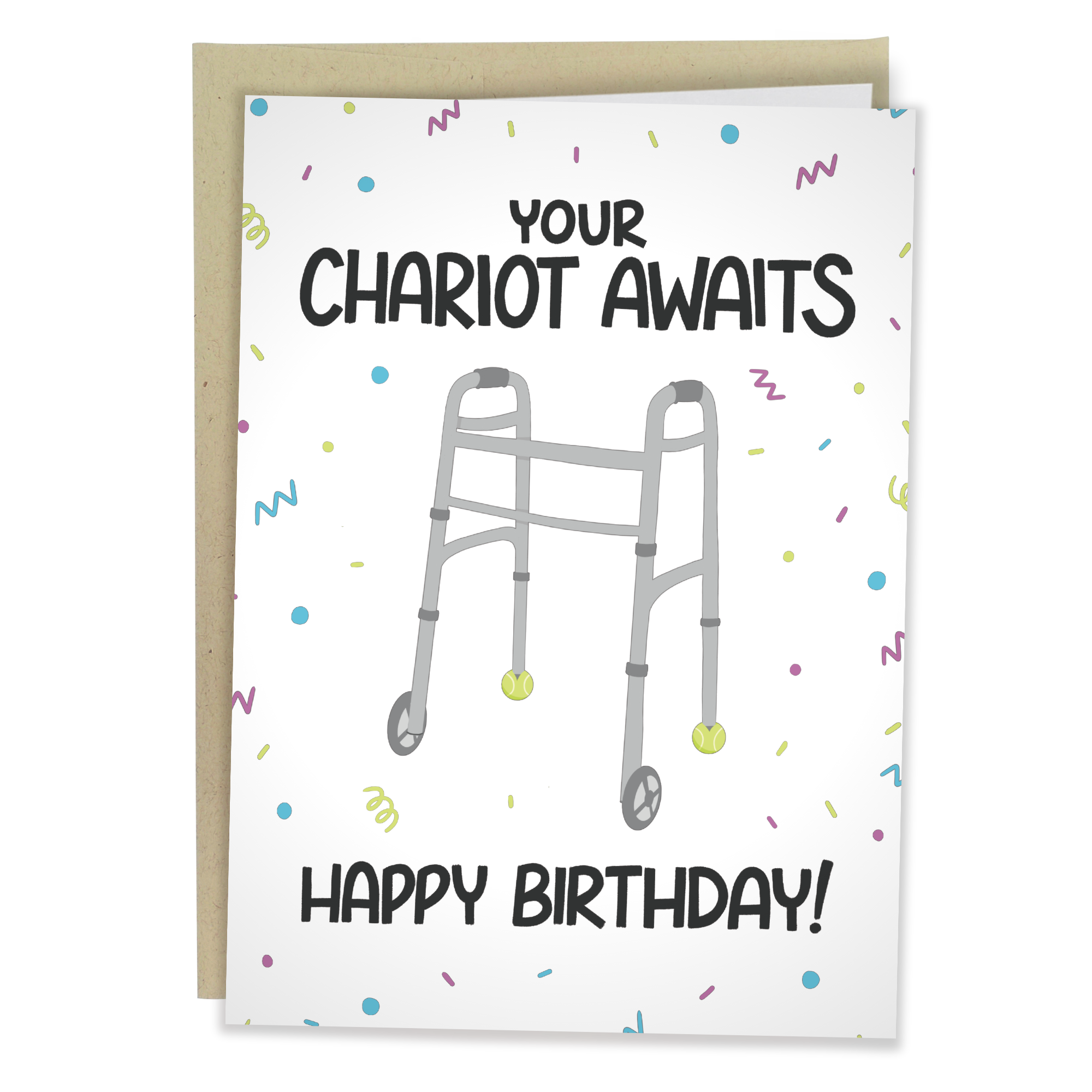 Your Chariot Awaits | Funny Birthday Card