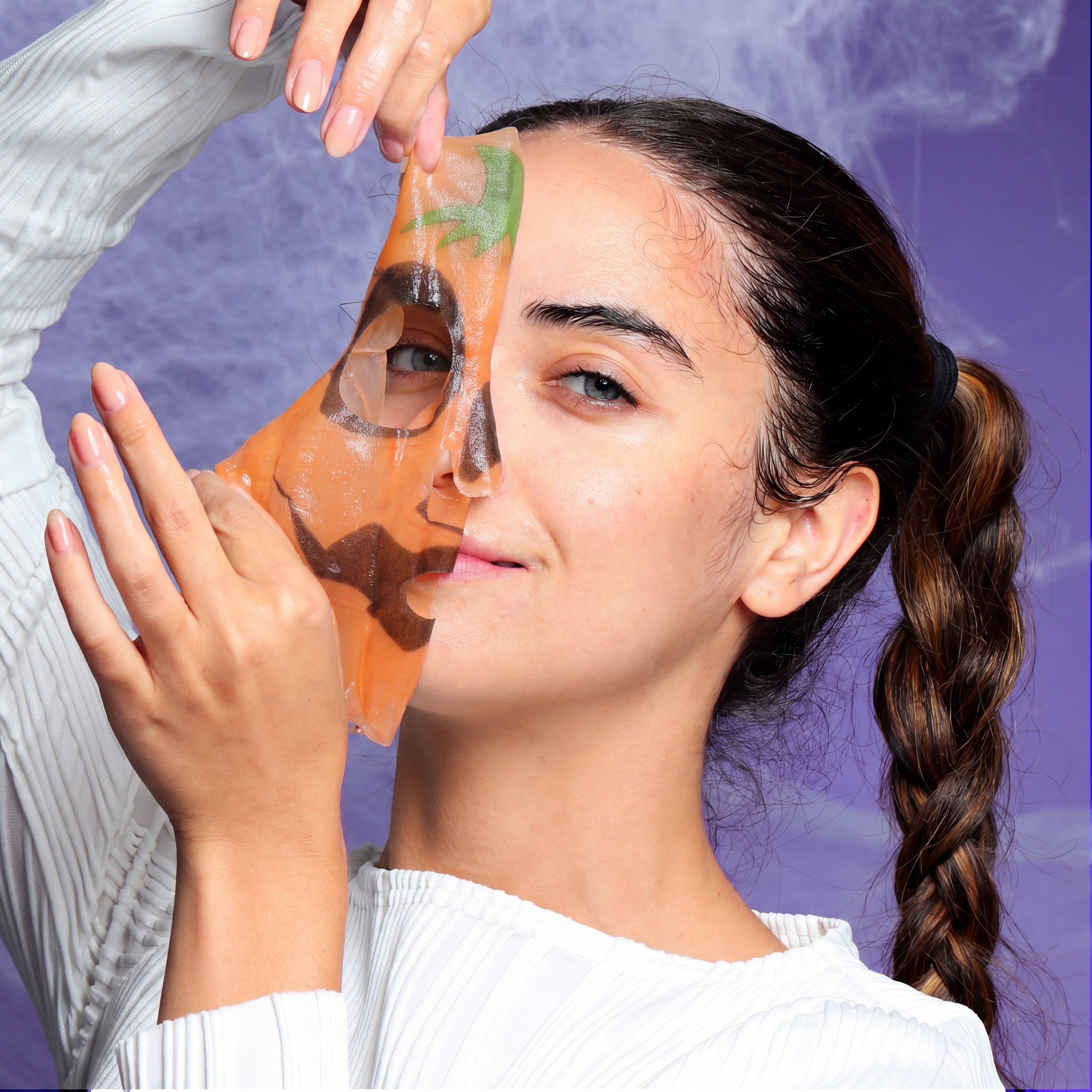 Korean Skincare Halloween Sheet Masks | Pumpkin, Ghost & Bat